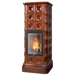 Kachlová kamna ABX Kaledonie exklusive XL, Hnědá